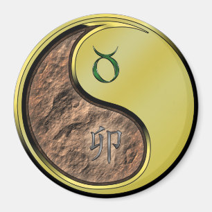 Aimant Taureau & Lapin de métal