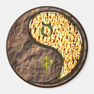 Aimant Taureau & Singe de Feu