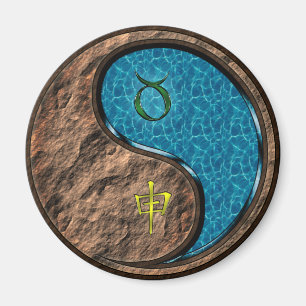 Aimant Taureau & Singe d'eau