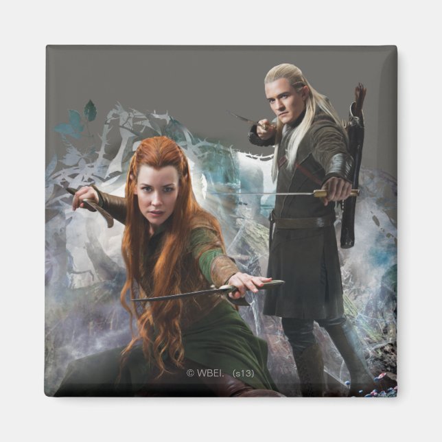 Aimant TAURIEL™ et LEGOLAS GREENLEAF™ Graphique (Devant)