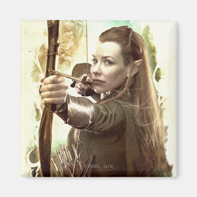 Aimant TAURIEL™ Fille de Mirkwood (Devant)