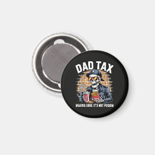 Aimant Taxe Papa S'assurant que ce n'est pas un squelette