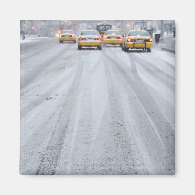 Aimant Taxis Jaunes à Blizzard (Devant)