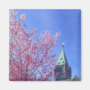 Aimant Taylor Tower au printemps, Bryn Mawr College