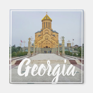 Aimant Tbilissi Géorgie Sameba La Cathédrale de la Sainte