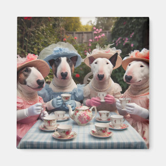 Aimant Tea Party avec les filles