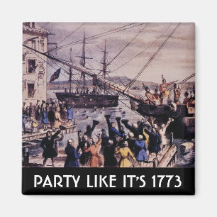 Aimant TEA PARTY comme en 1773