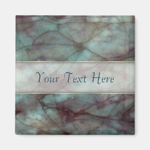 Aimant Teal and Purple Fluorte Marble