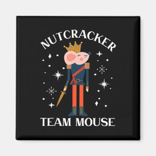 Aimant Team Mouse Nutcracker Noël Danse Amusante Soldat