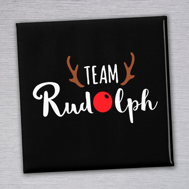 Aimant Team Rudolph Motif de Noël (Créateur téléchargé)