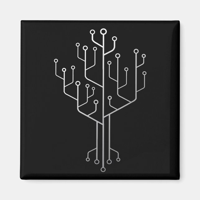 Aimant Technique du programmeur programmeur de l'arbre de (Devant)