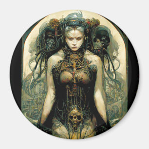 Aimant Technologie biologique Femme Imaginaire Sci-Fi