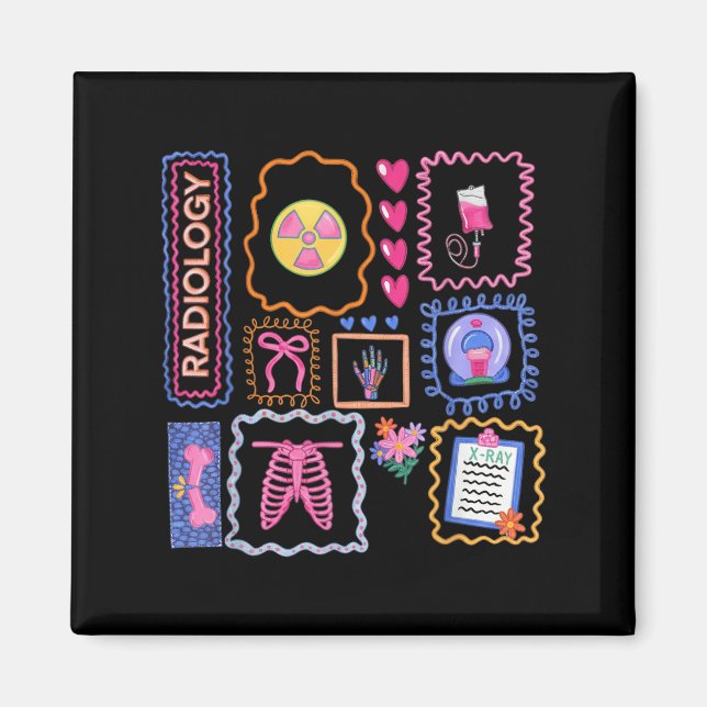 Aimant Technologue Xray Tech Technologiste radiologique (Devant)