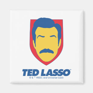 Aimant Ted Lasso   Icône face