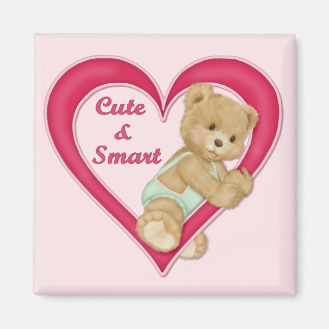 Aimant Teddy Heart (Devant)