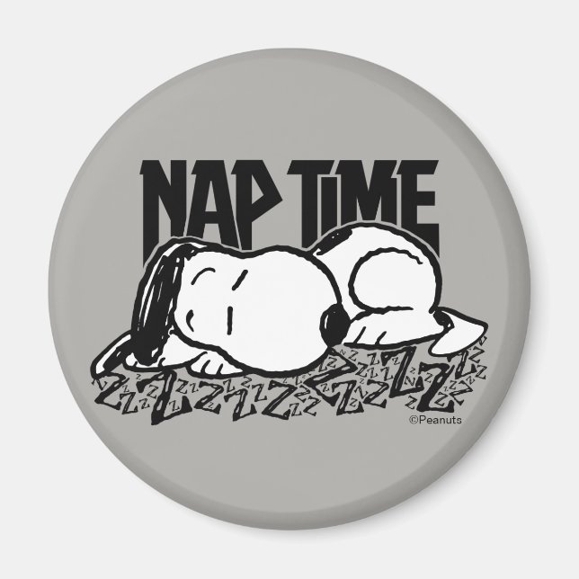 Aimant Tee - shirt | Snoopy Nap Time (Devant)