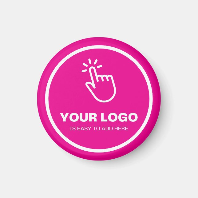 Aimant Téléchargez facilement votre logo Personnalisé Fai (Devant)