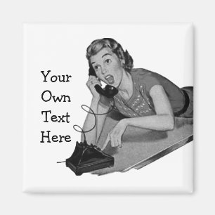 Aimant Téléphone rétro