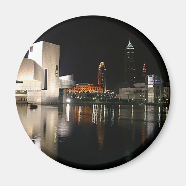 Aimant Temple de la renommée du rock et du roll Cleveland (Devant)