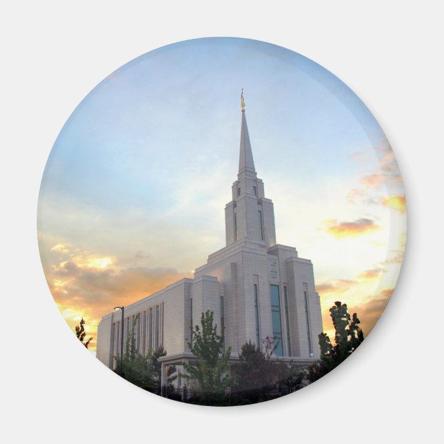 Aimant Temple LDS mormon Oquirh Mountain Utah (Devant)