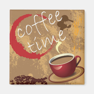 Aimant Temps de café