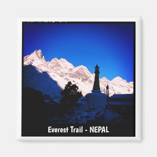 Aimant Tengboche, vue sur l'Everest, Sagarmatha - Népal
