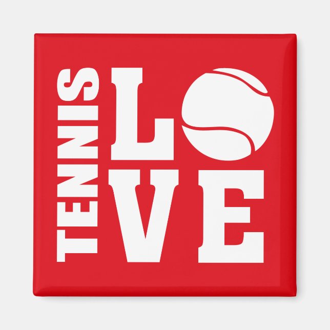 Aimant Tennis Love (Devant)