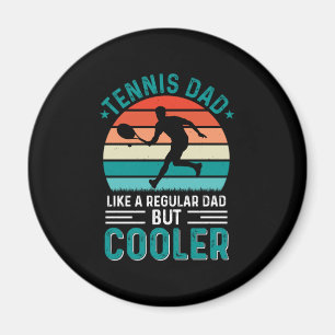 Aimant Tennis Papa Retro Sunset