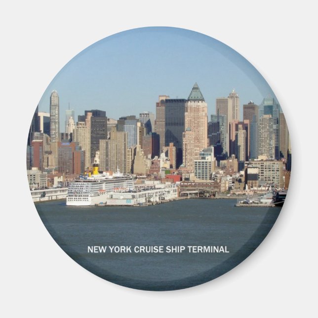 Aimant Terminal des croisières de New York (Devant)