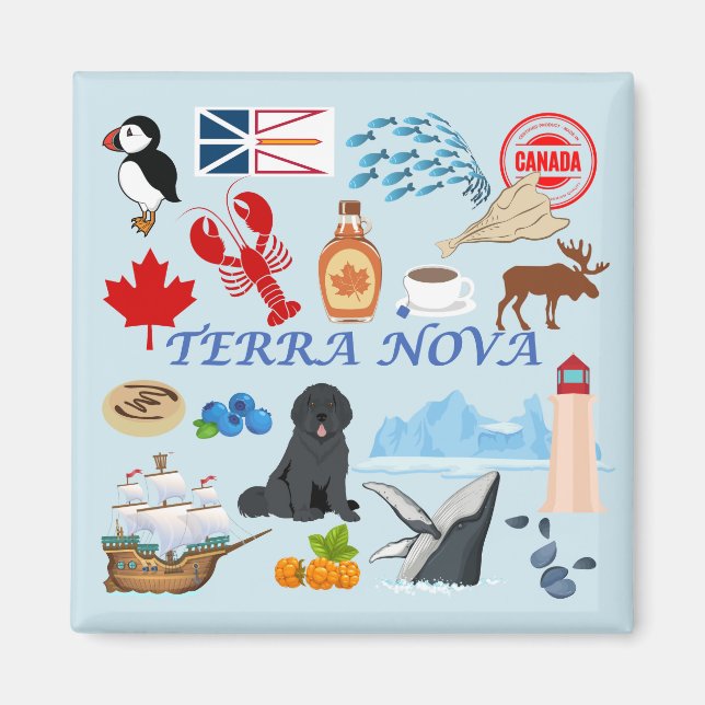 Aimant Terra Nova Terre-Neuve (Devant)