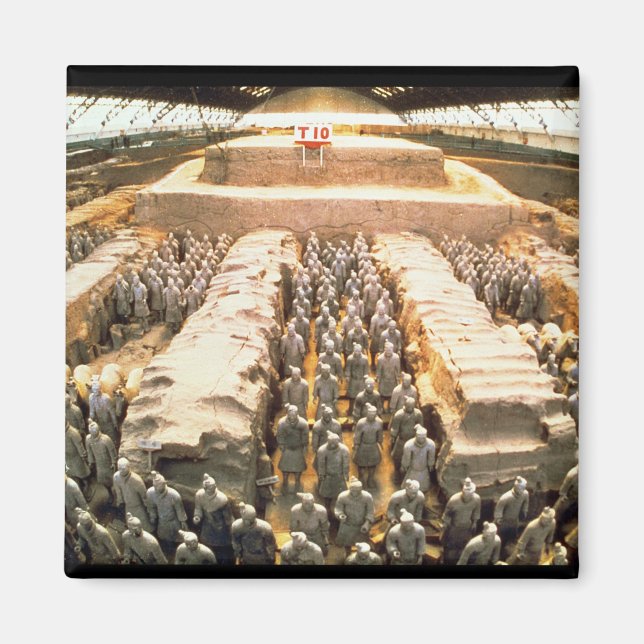 Aimant Terracotta Army, dynastie Qin, 210 av. J.-C. (Devant)