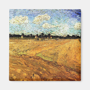 Aimant Terrain coulé (les Furrows) par Vincent van Gogh
