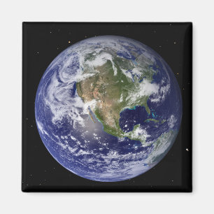 Aimant Terre entière montrant l'Amérique du Nord 4