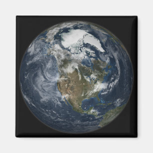 Aimant Terre entière montrant l'Amérique du Nord 5