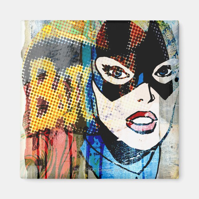 Aimant Tête Batgirl (Devant)