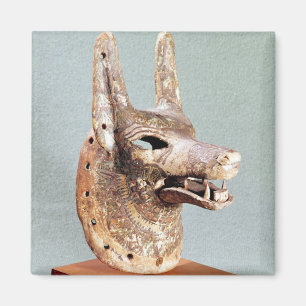 Aimant Tête d'Anubis, avec une mâchoire articulée