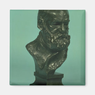 Aimant Tête de portrait de Victor Hugo (1802-85) (bronze