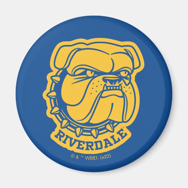 Aimant Tête de Riverdale Bulldog (Devant)