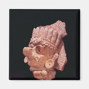 Aimant Tête du dieu maya de maïs, Oaxaca, ANNONCE c.500