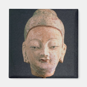 Aimant Tête d'une statue de Bouddha, de Bezeklik