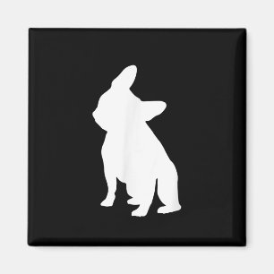 Aimant Tête Tilt Vêtement Frenchie Tête Bulldog Lover Cad