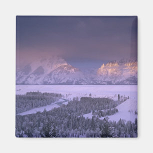 Aimant Teton Range de Snake River Overlook, Grand