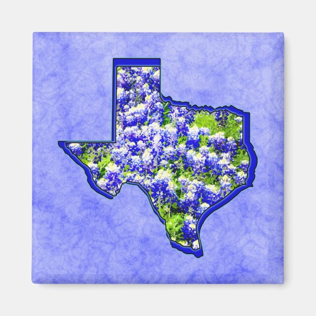 AIMANT TEXAS BLUEBONNETS (Devant)