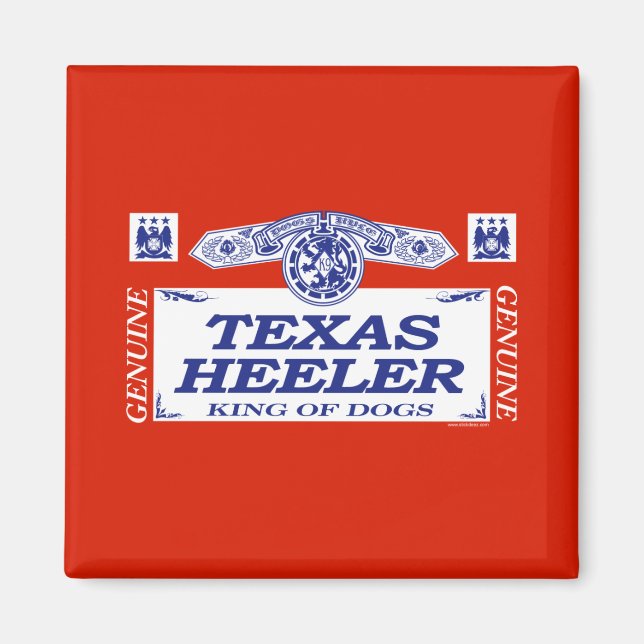 Aimant Texas Heeler (Devant)