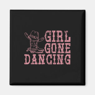 Aimant Texas Line Dancing Rodeo Cowboy ligne cadeau Danse