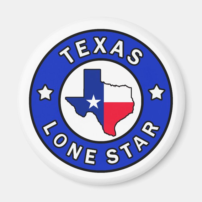 Aimant Texas Lone Star (Devant)