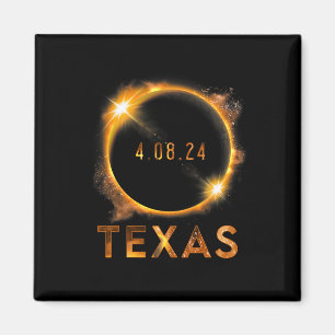 Aimant Texas Total Solar Eclipse Avril 8 2024 Texas Solar