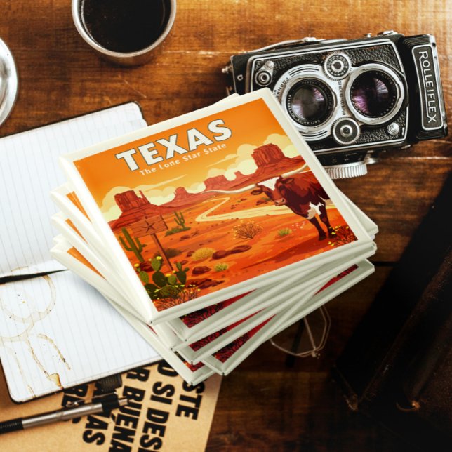 Aimant Texas vintage (Créateur téléchargé)