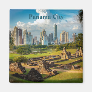 Aimant Texte personnalisé Panama City