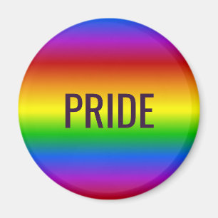 Aimant texte personnalisé Rainbow Colors